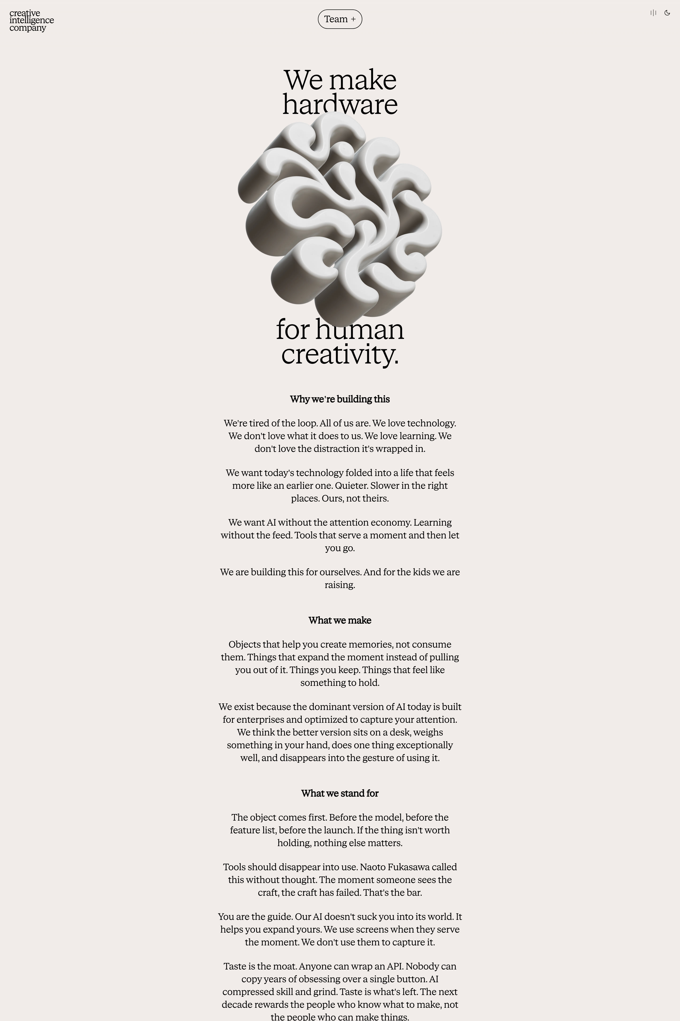 Creative Intelligence Company